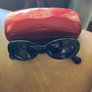 Escada vintage sunglasses with case GUC